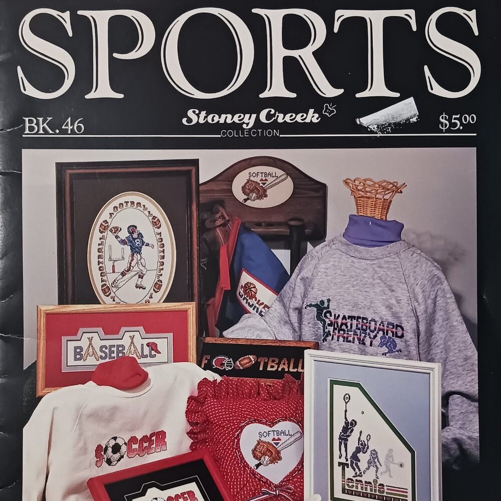 Sports Cross Stitch Book - Stoney Creek Collection - BK. 46